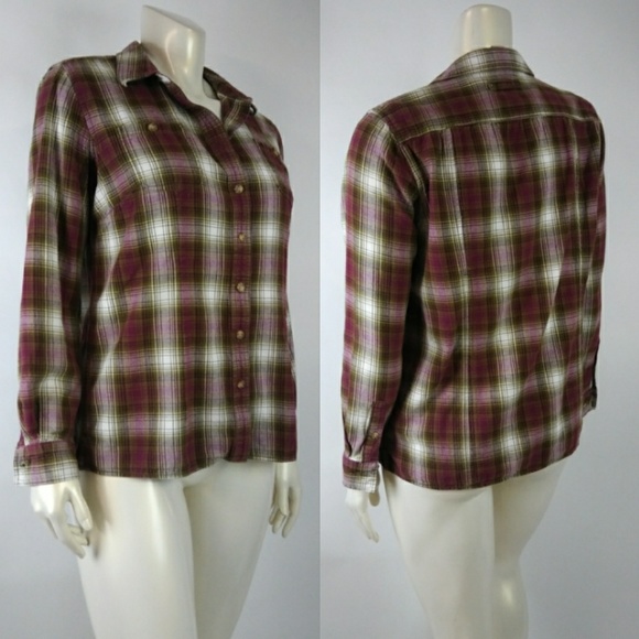 DULUTH TRADING Tops - DULUTH TRADING Large Flannel Button Down Shirts